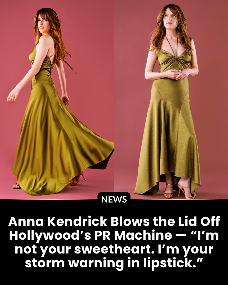 Anna Kendrick Breaks the Hollywood Illusion — “I’m Not Your Sweetheart. I’m Your Storm Warning in Lipstick.”