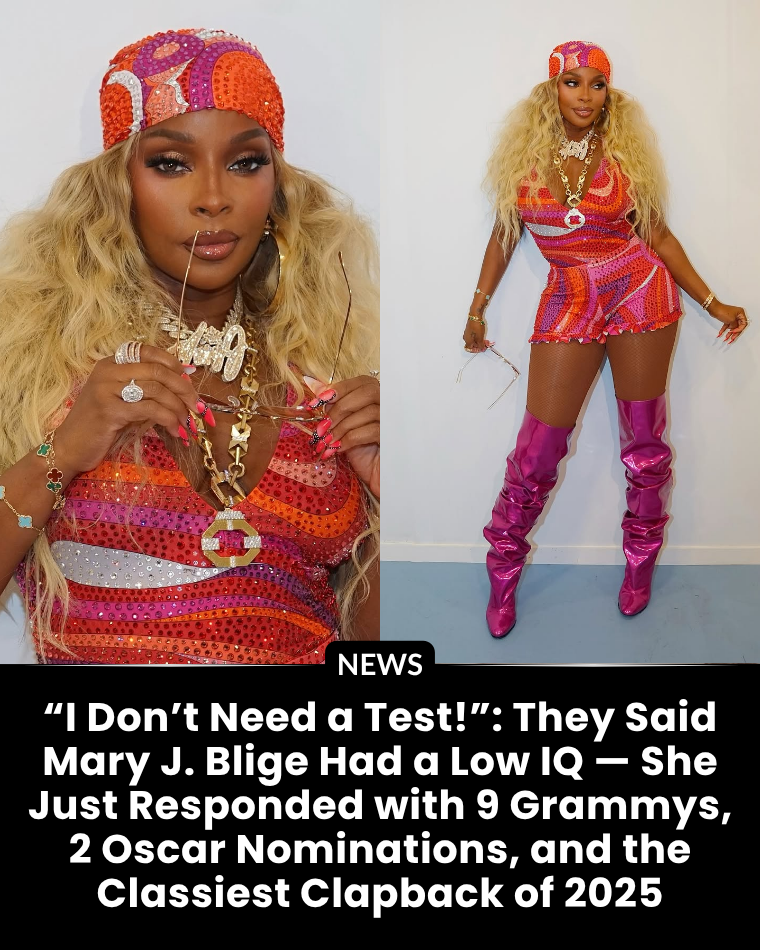Mary J. Blige Claps Back at Low IQ Rumors: “I Prove My Intelligence by Living Well”