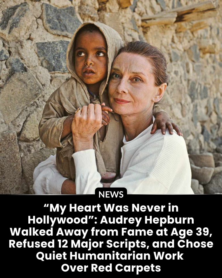 Audrey Hepburn Walked Away from Hollywood to Pursue a Life of Quiet Humanitarianism