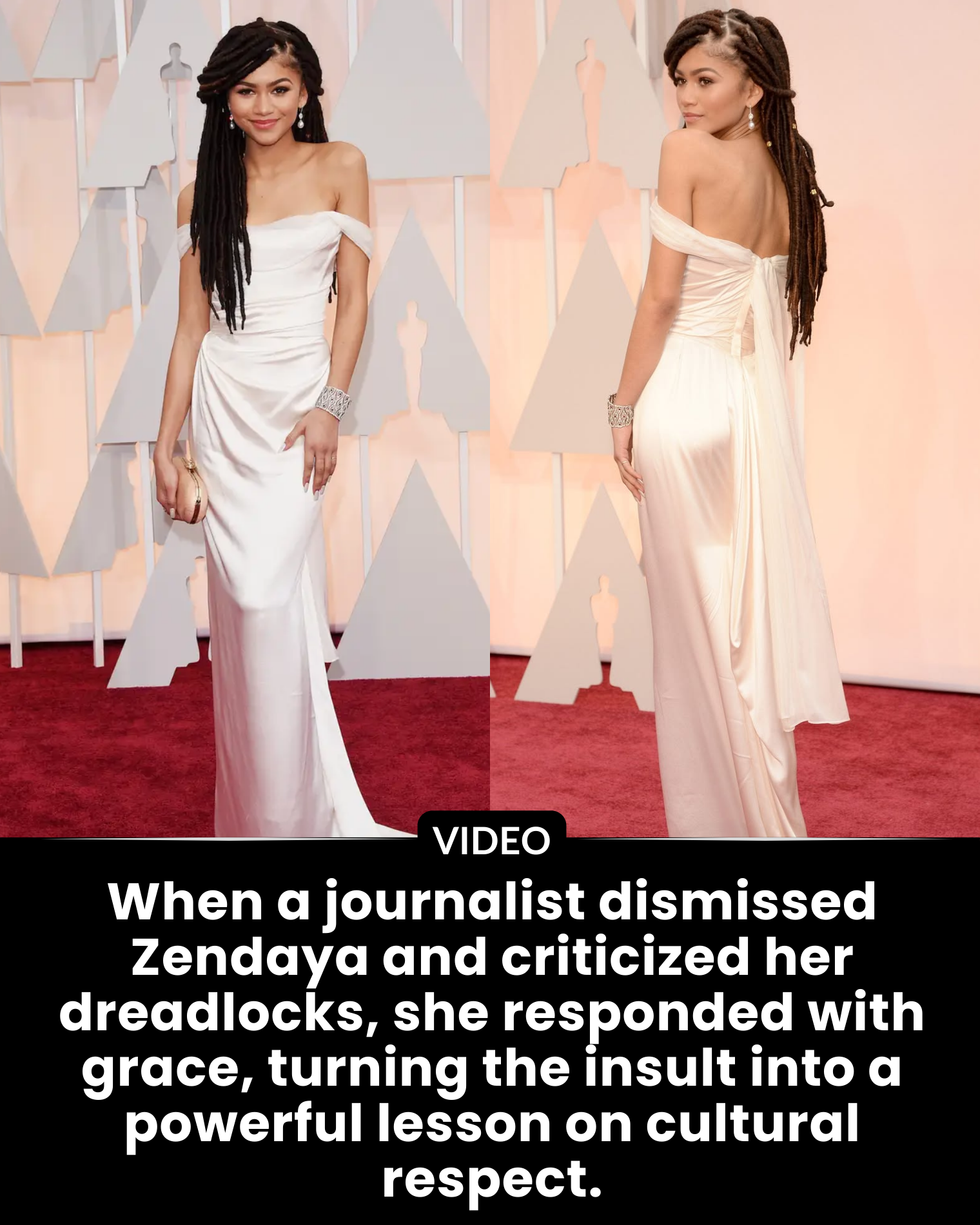 When a journalist dismissed Zendaya and criticized her dreadlocks, she responded with grace, turning the insult into a powerful lesson on cultural respect.