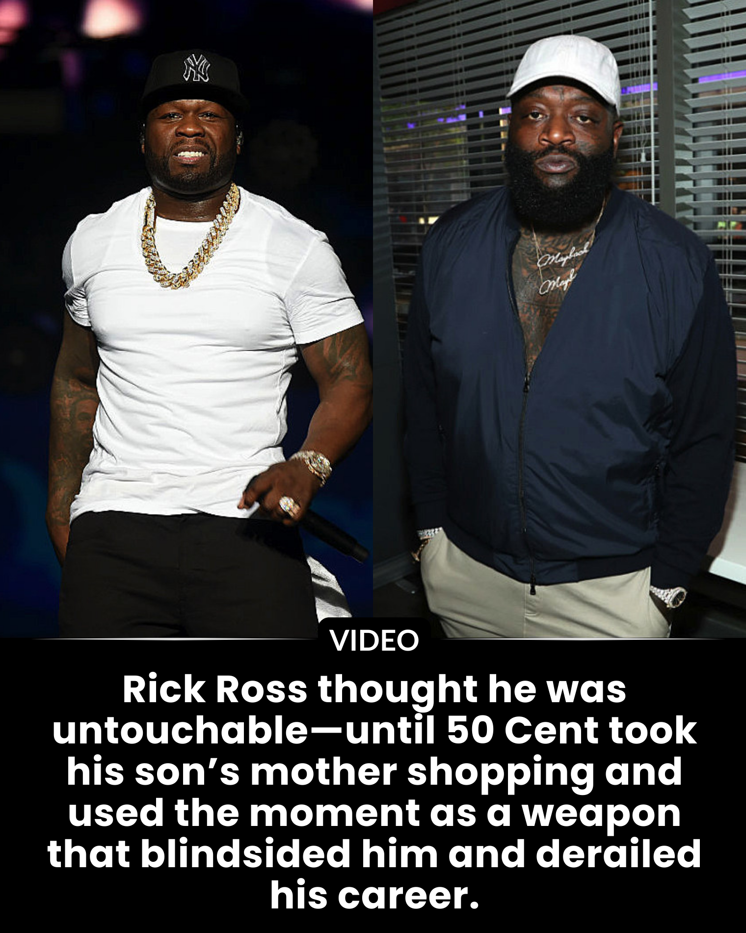 Rick Ross thought he was untouchable—until 50 Cent took his son’s mother shopping and used the moment as a weapon that blindsided him and derailed his career.