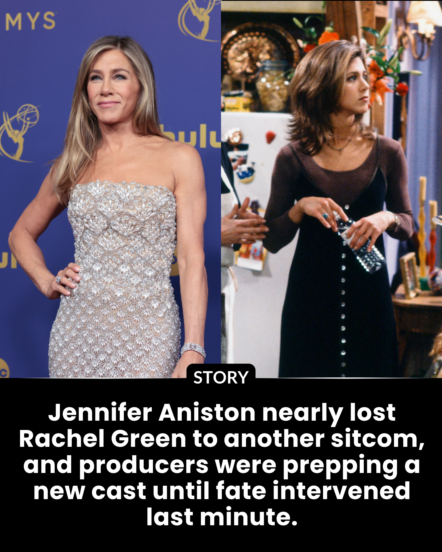 Jennifer Aniston nearly lost Rachel Green to another sitcom, and producers were prepping a new cast until fate intervened last minute.