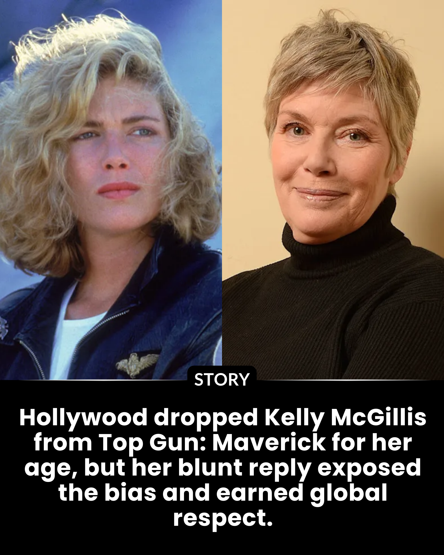 Hollywood dropped Kelly McGillis from Top Gun: Maverick for her age, but her blunt reply exposed the bias and earned global respect.