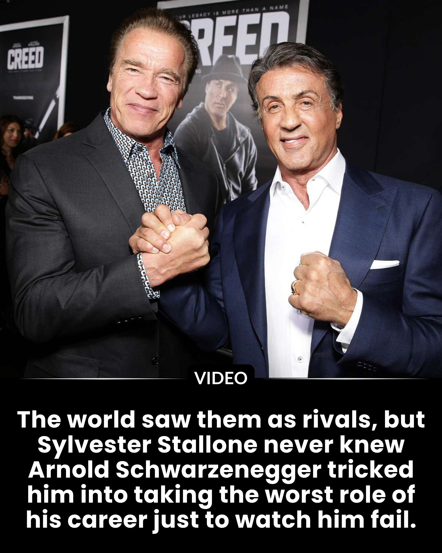 The world saw them as rivals, but Sylvester Stallone never knew Arnold Schwarzenegger tricked him into taking the worst role of his career just to watch him fail.