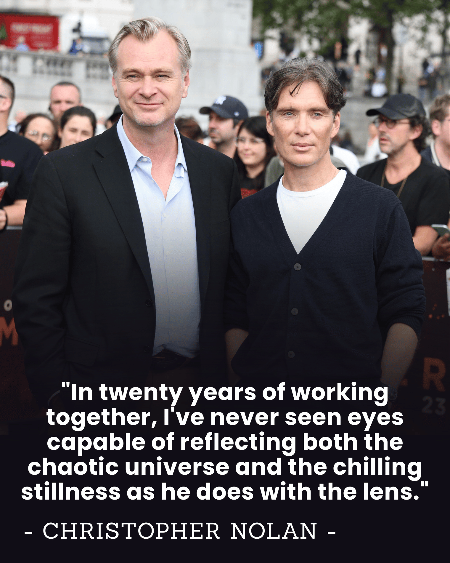 “20 Years, One Actor, Zero Noise” — Christopher Nolan Stuns Hollywood With Explosive Defense of Cillian Murphy’s Silent Power.