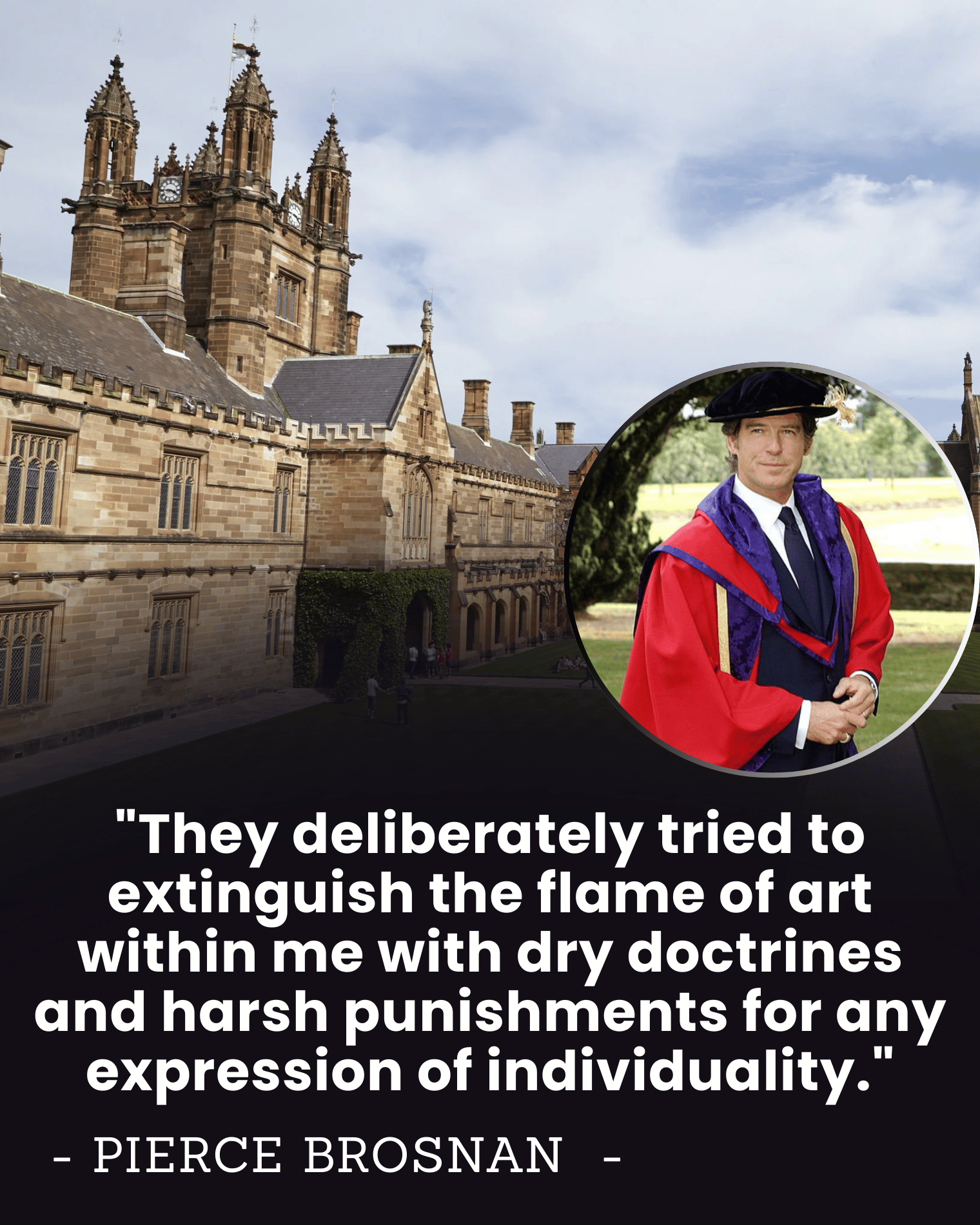 “They Tried to Kill the Artist in Me” — How 1 Brutal School System Nearly Destroyed Pierce Brosnan’s Talent Before the World Ever Knew His Name.