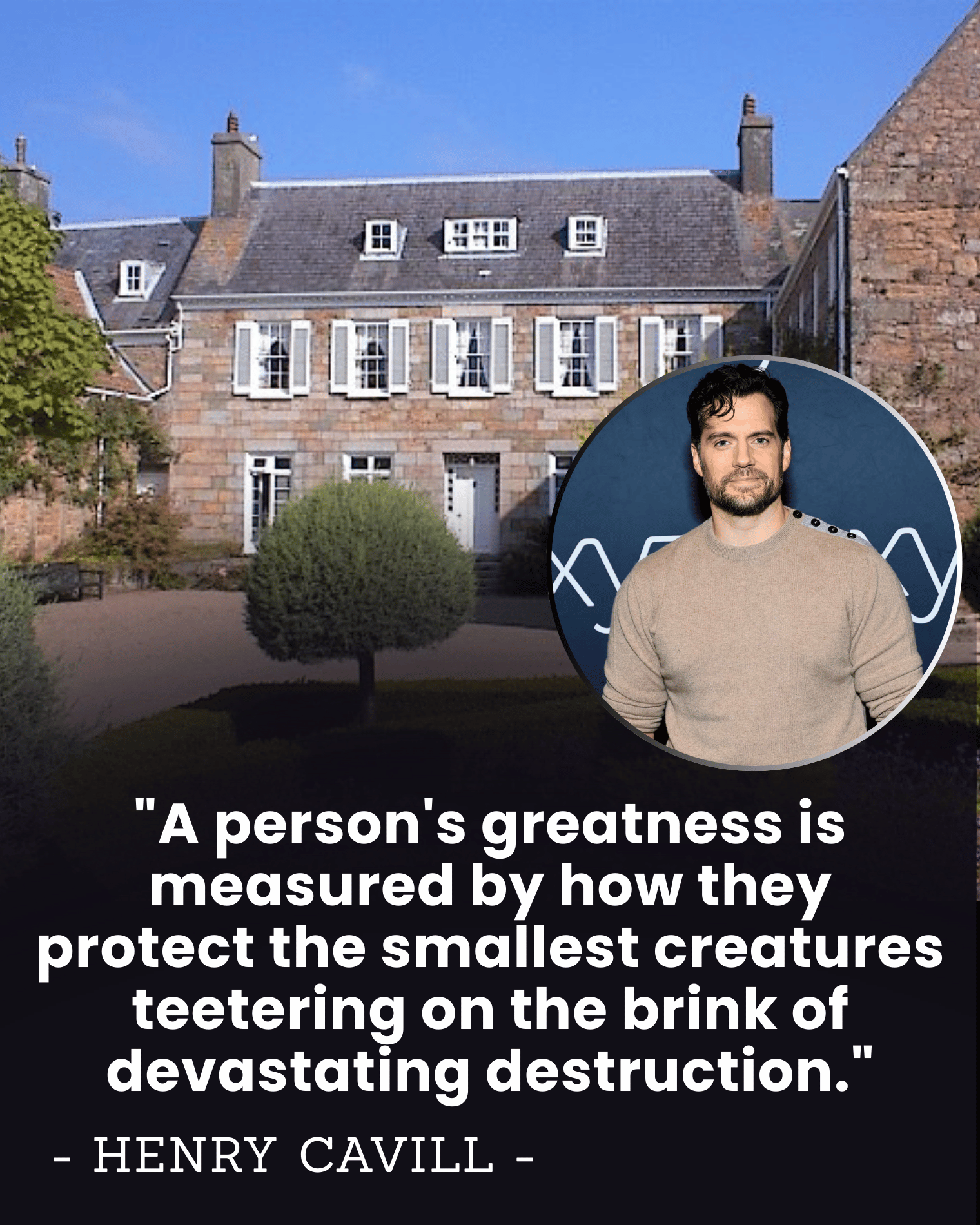 “A Race Against Extinction”: How Henry Cavill Took On Global Indifference to Save Dozens of Species on the Brink at Durrell Wildlife Trust.