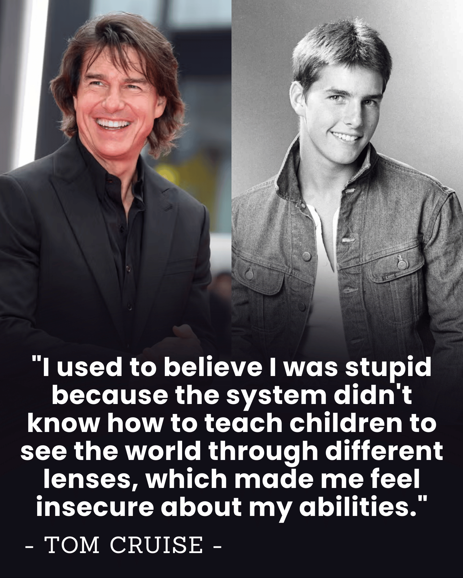 ‘I Thought I Was Stupid’ — The Brutal School System That Failed Tom Cruise, Left Him Unable to Read for 18 Years, and Sparked His Fight Back.