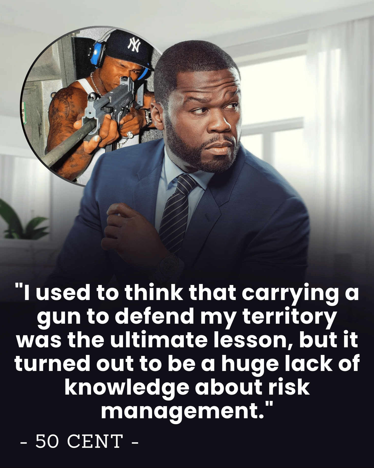 “9 Bullets Changed Everything” — 50 Cent’s Brutal Confession About Guns, Street Power, and the 2000 Shooting That Nearly Killed Him.