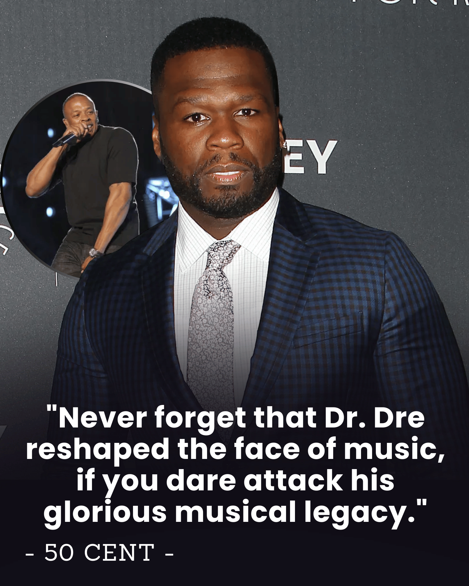 “I’ll Fire Back First” — 50 Cent Explodes as Dr. Dre Faces Attacks During the Darkest Days of the Beats by Dre Empire.