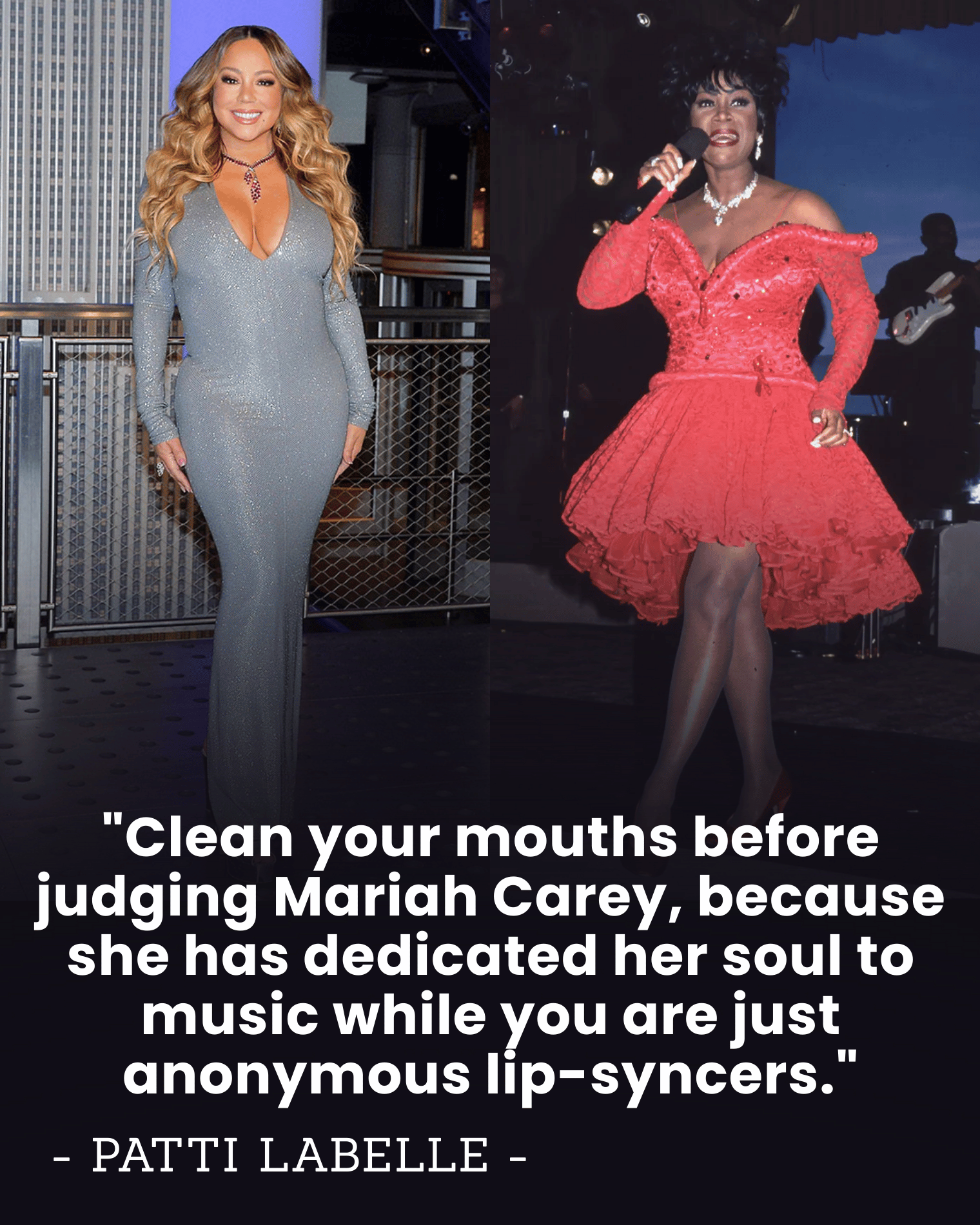 “BUILT WITH BLOOD AND TEARS” — Patti LaBelle Explodes at the Grammys After Mariah Carey Is Mocked, Exposing a Brutal Industry That Chews Up Legends.