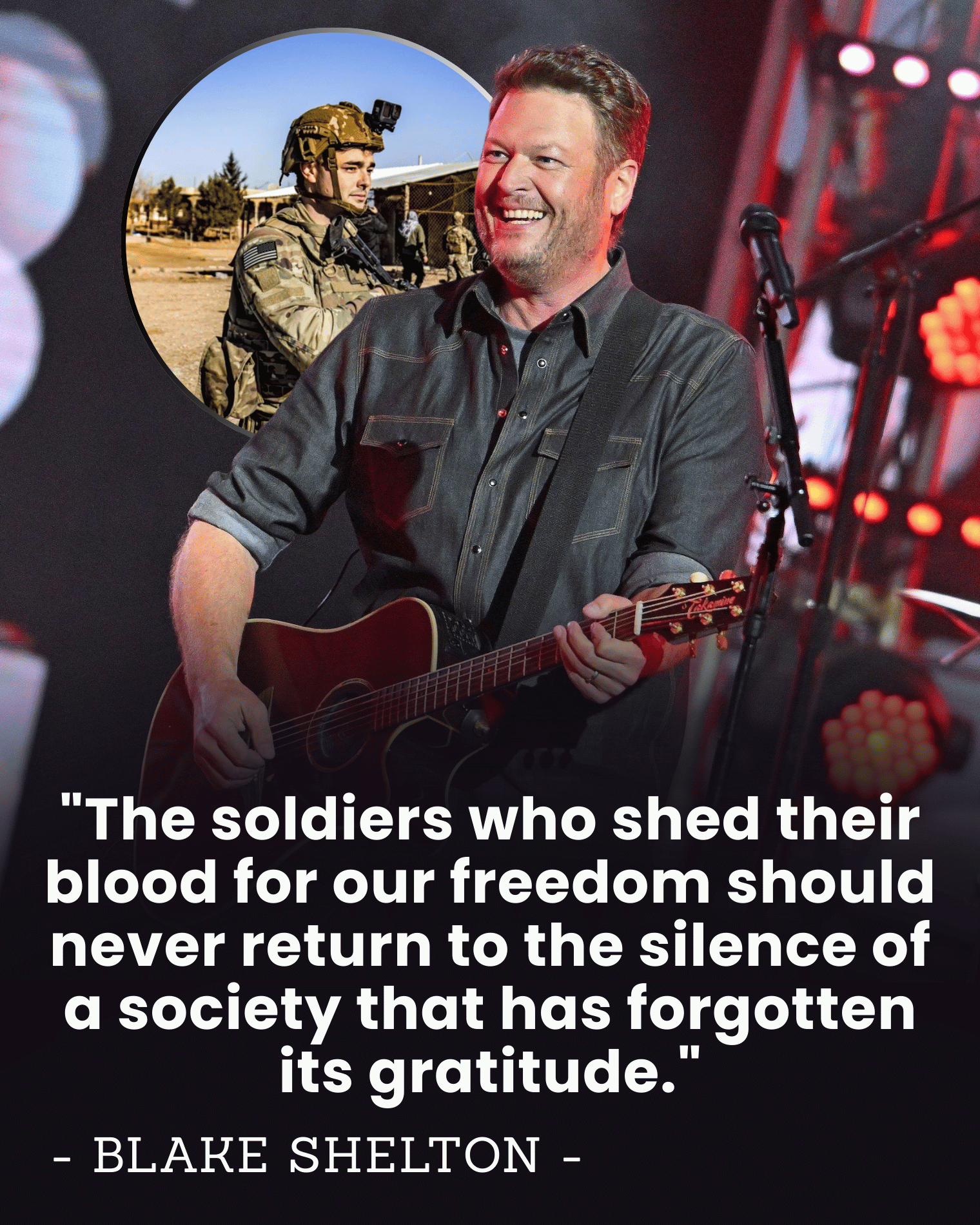 “They Bled for Us — Now They’re Homeless”: Blake Shelton’s 1-Night Stand for Thousands of Forgotten Veterans Ignites National Outcry Over PTSD and Poverty.