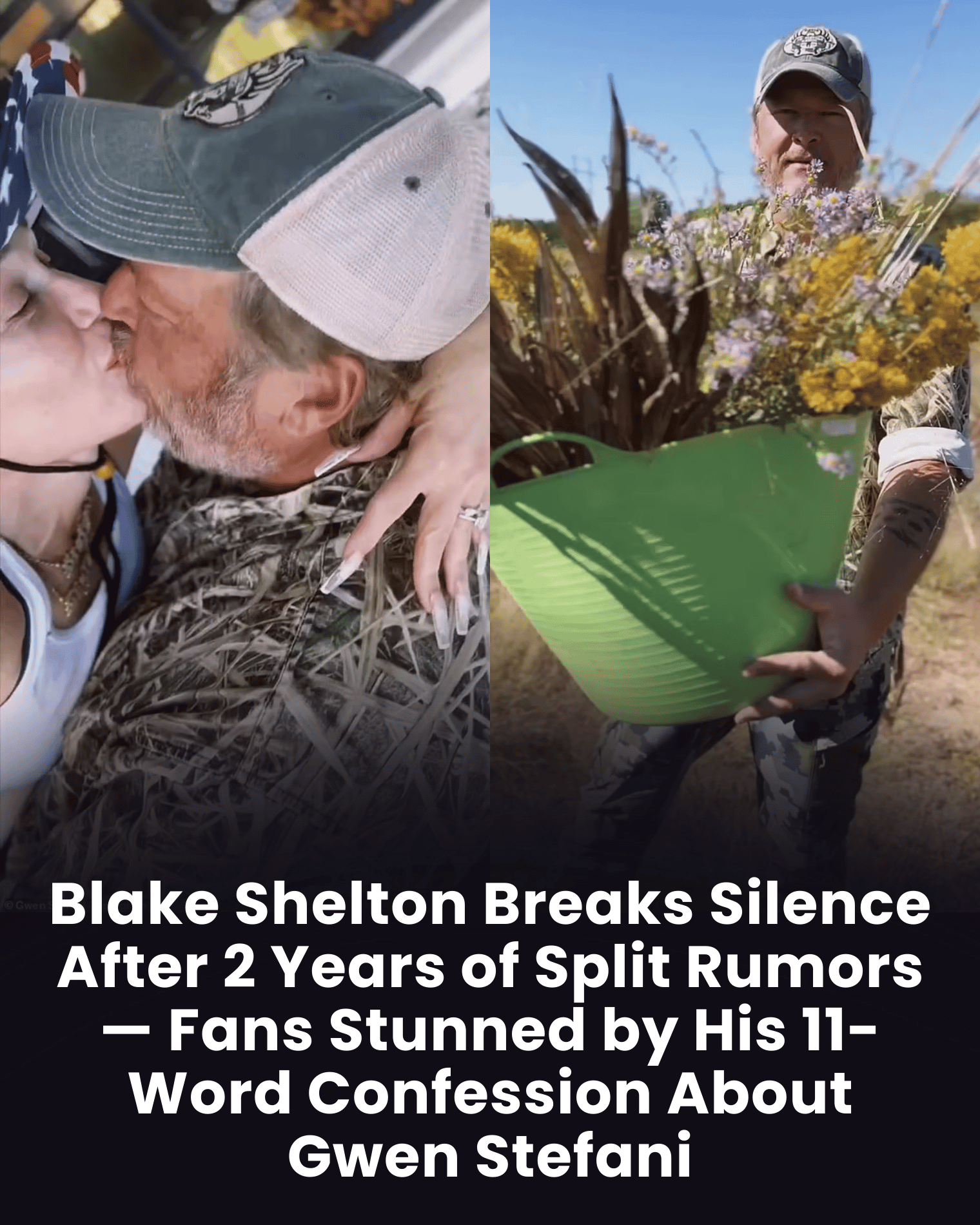 Blake Shelton Breaks Silence After 2 Years of Split Rumors — Fans Stunned by His 11-Word Confession About Gwen Stefani