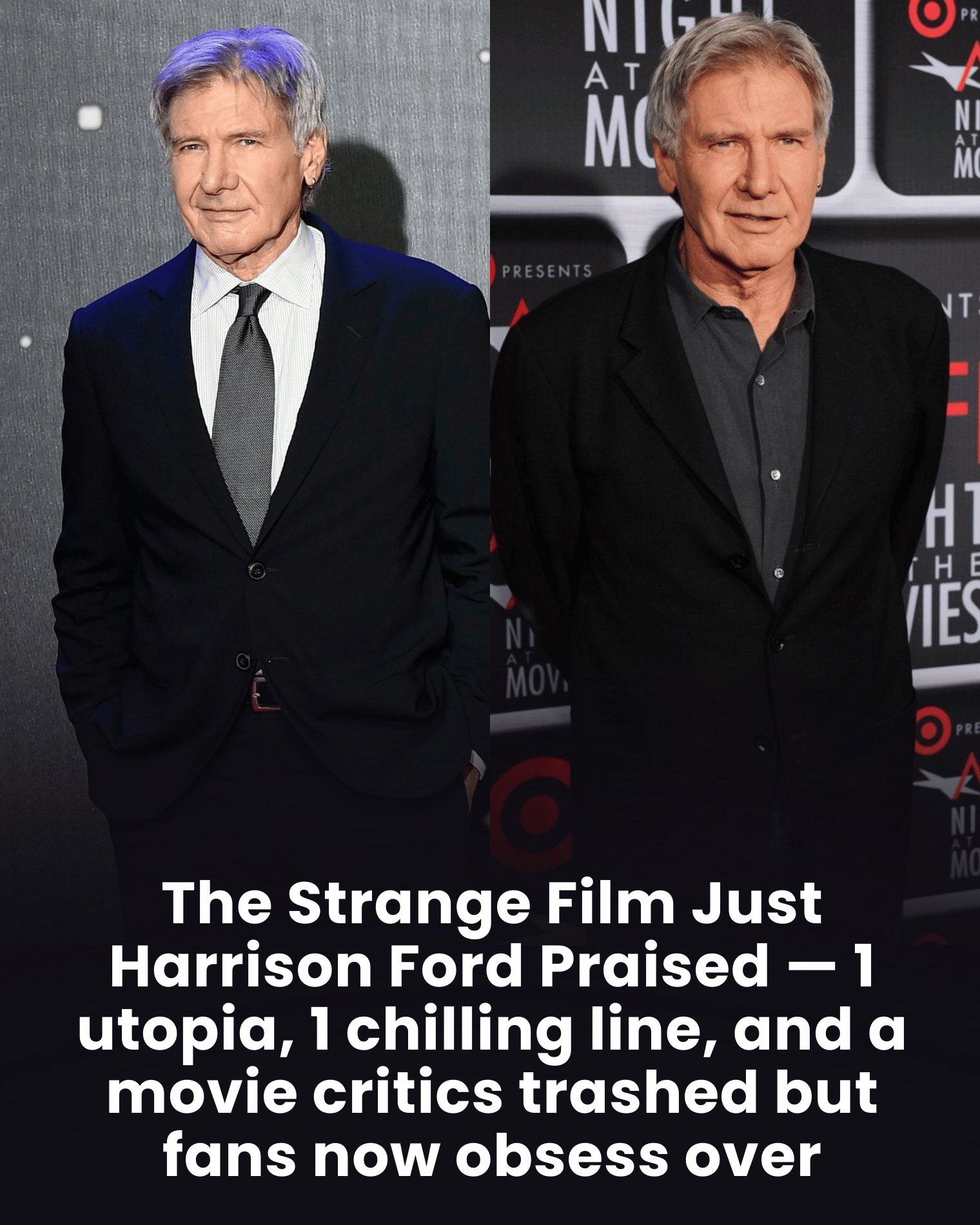 The Strange Film Just Harrison Ford Praised — 1 utopia, 1 chilling line, and a movie critics trashed but fans now obsess over