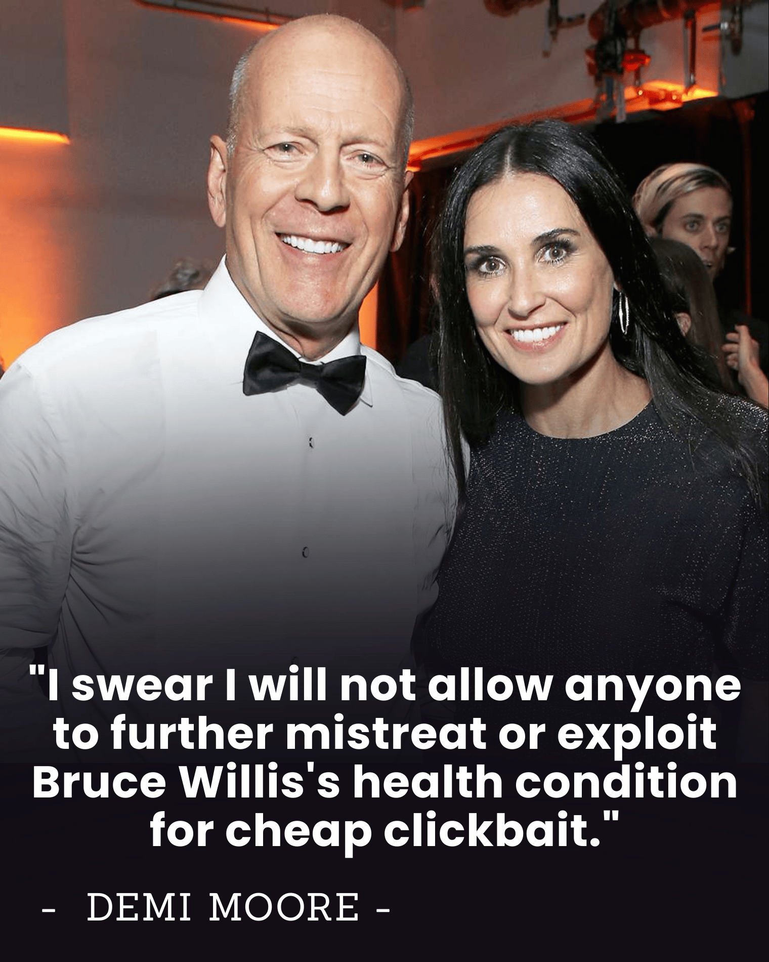 “Steel Wall in Hollywood!” Demi Moore’s Explosive Stand as Paparazzi Swarm Bruce Willis’ Declining Health—After Decades Together, She Says “Enough.”.