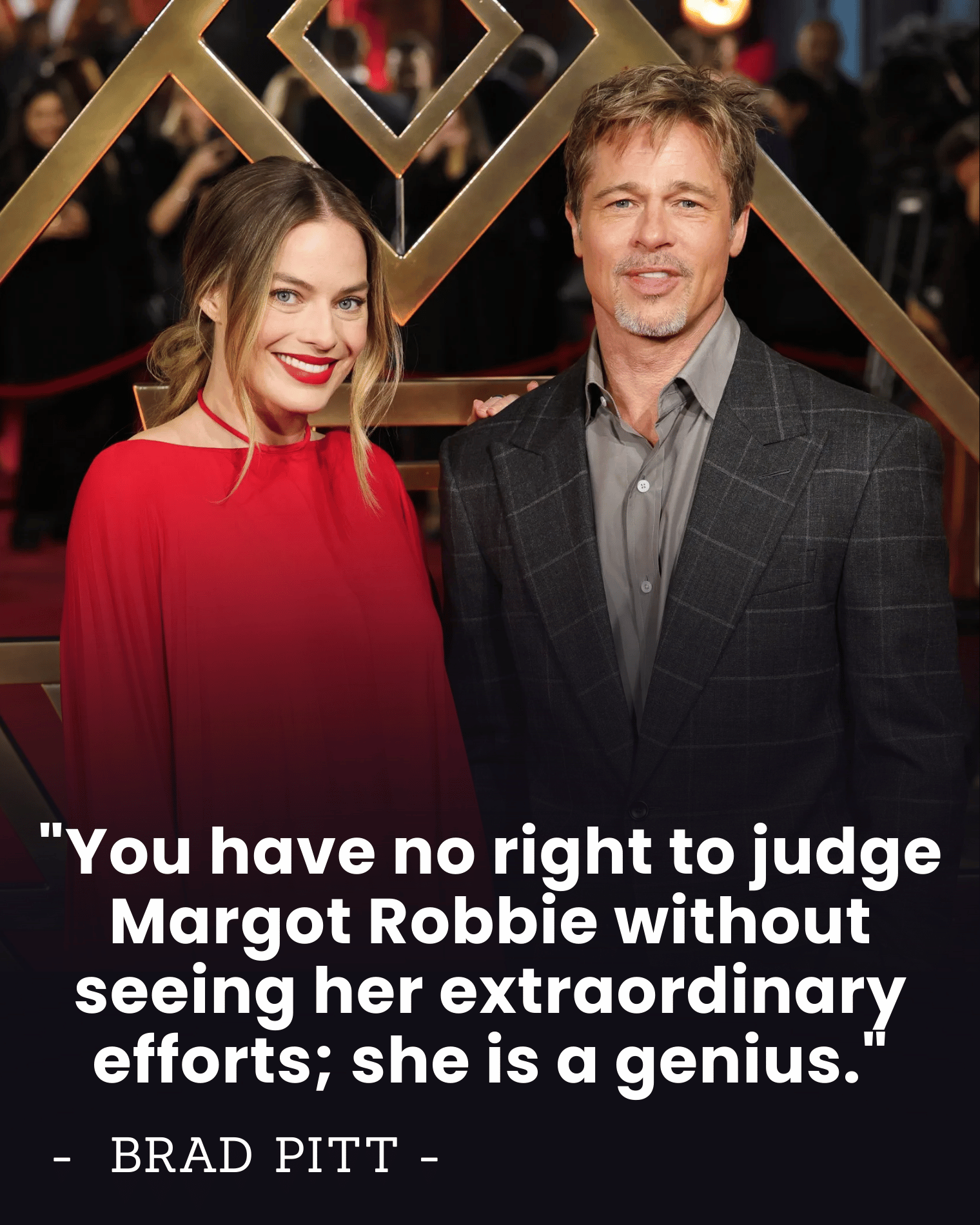 “You Have NO Right to Judge Her” — Brad Pitt Explodes After Babylon Backlash, Defends Margot Robbie’s ‘Genius’ in Stunning Industry Moment.