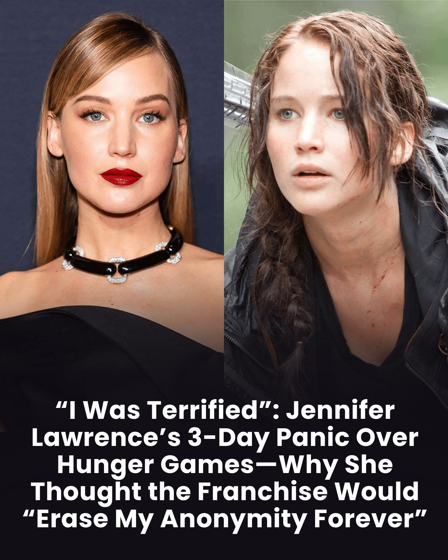 “I Was Terrified”: Jennifer Lawrence’s 3-Day Panic Over Hunger Games—Why She Thought the Franchise Would “Erase My Anonymity Forever”