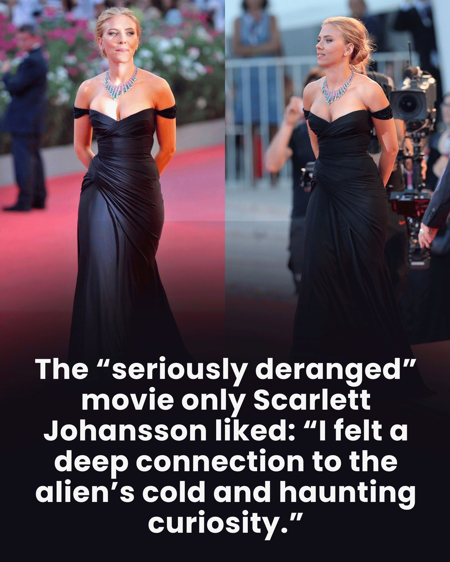 The “seriously deranged” movie only Scarlett Johansson liked: “I felt a deep connection to the alien’s cold and haunting curiosity.”
