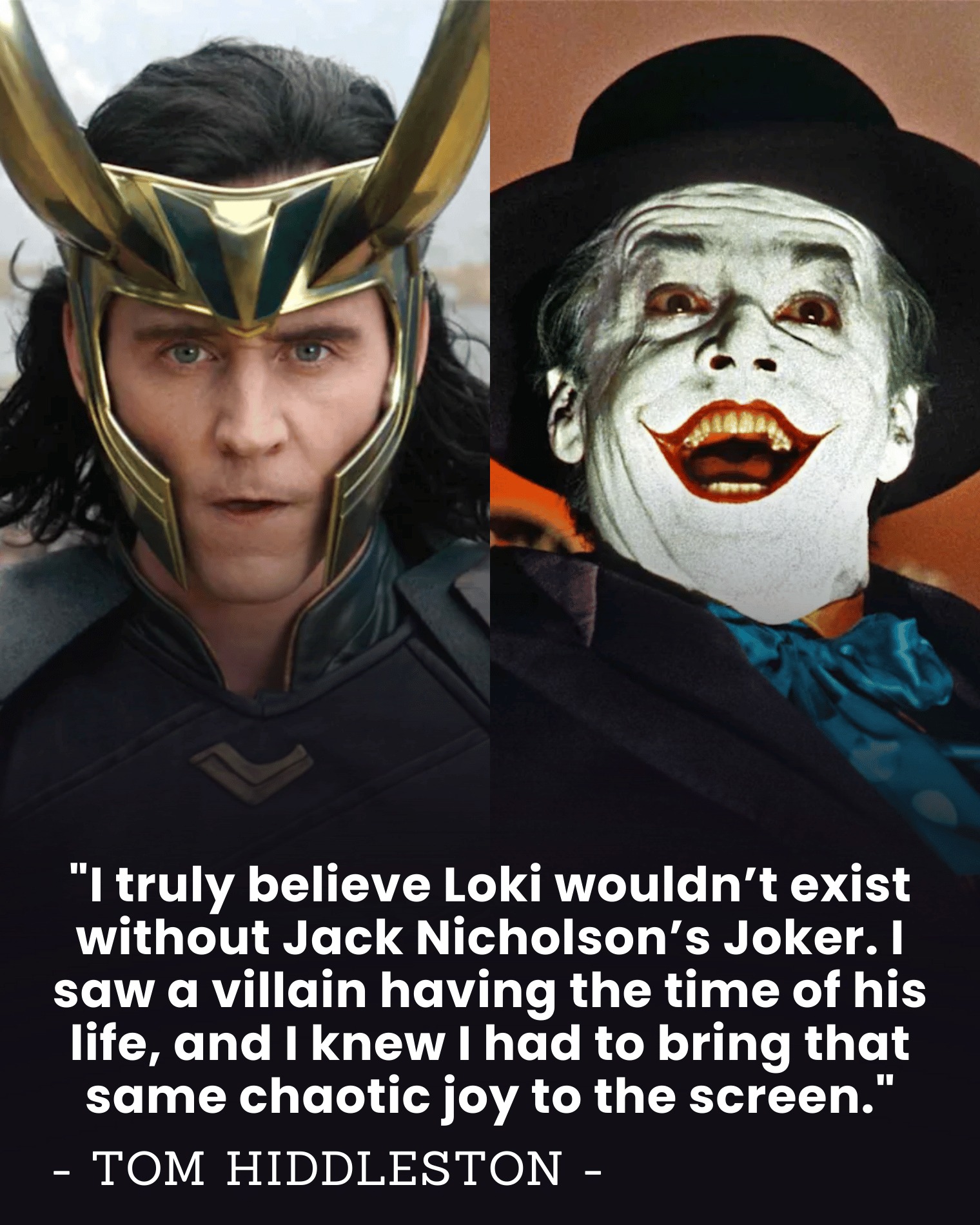 Tom Hiddleston Says Marvel’s Loki Wouldn’t Exist Without This DC Villain