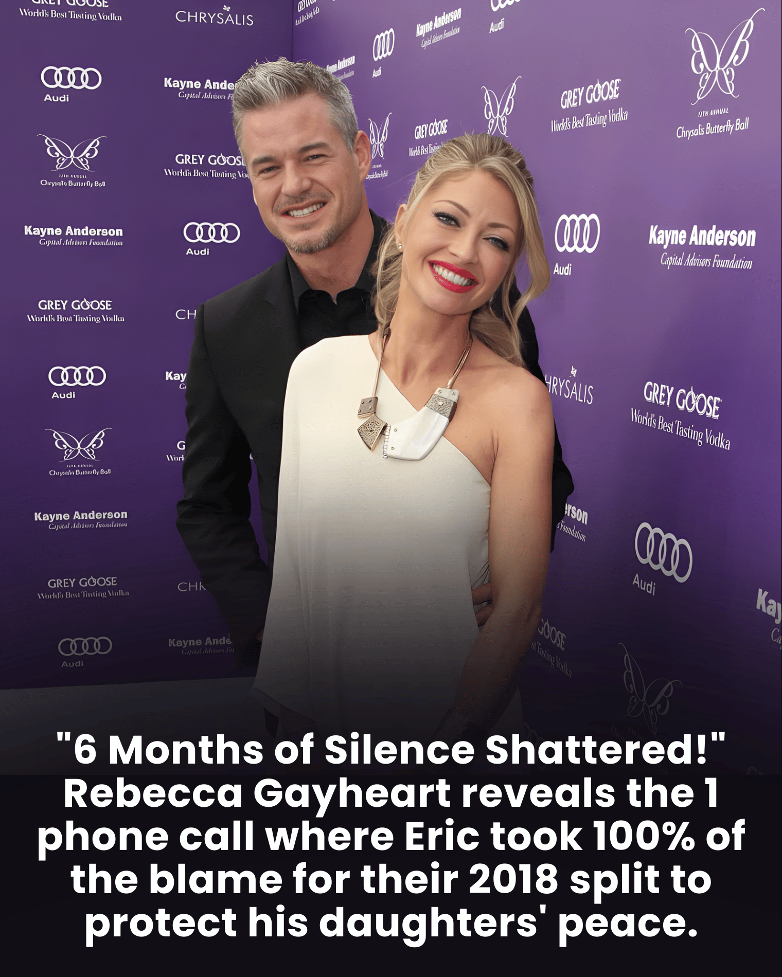 “6 Months of Silence Shattered!” Rebecca Gayheart reveals the 1 phone call where Eric took 100% of the blame for their 2018 split to protect his daughters’ peace.