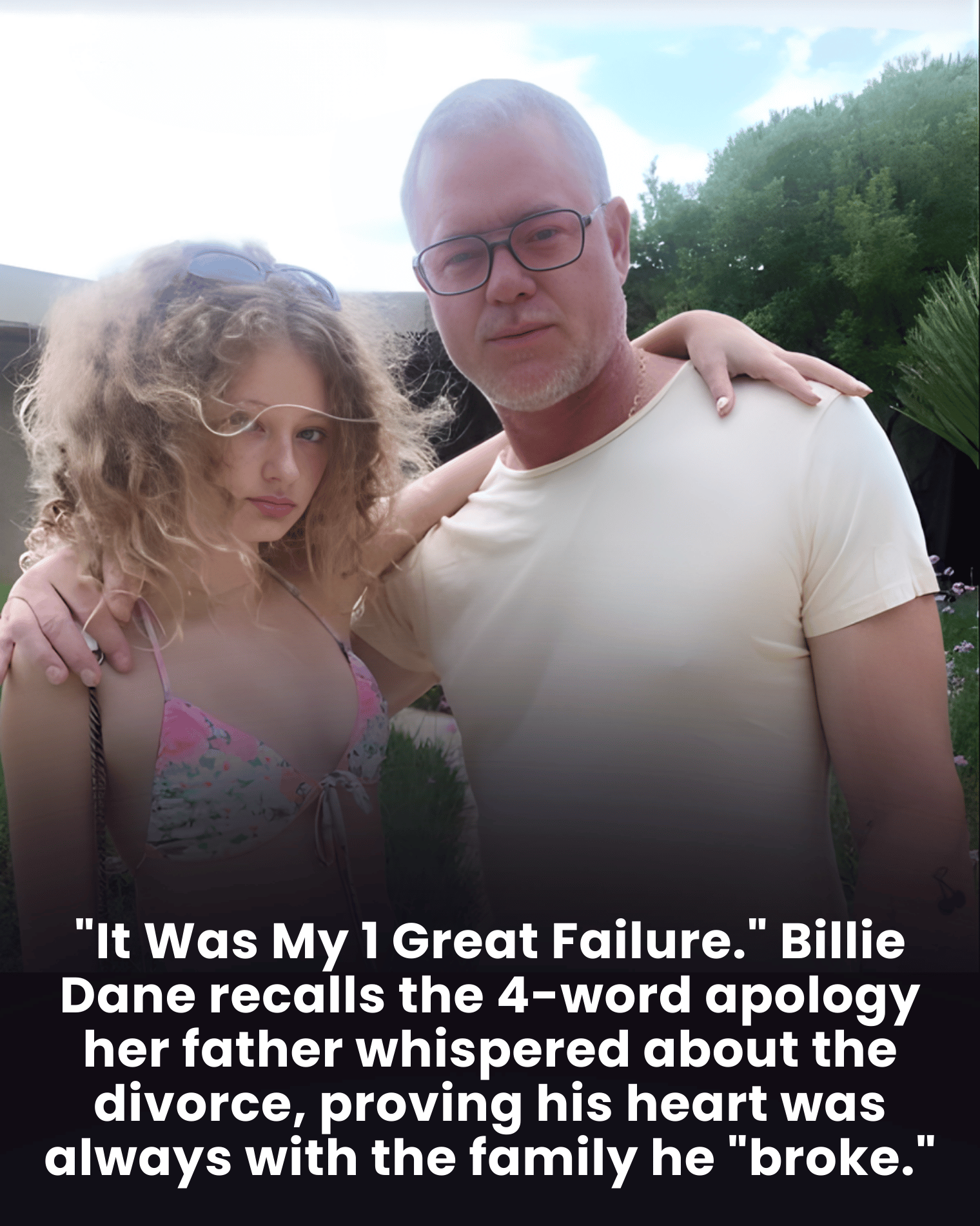 “It Was My 1 Great Failure.” Billie Dane recalls the 4-word apology her father whispered about the divorce, proving his heart was always with the family he “broke.”