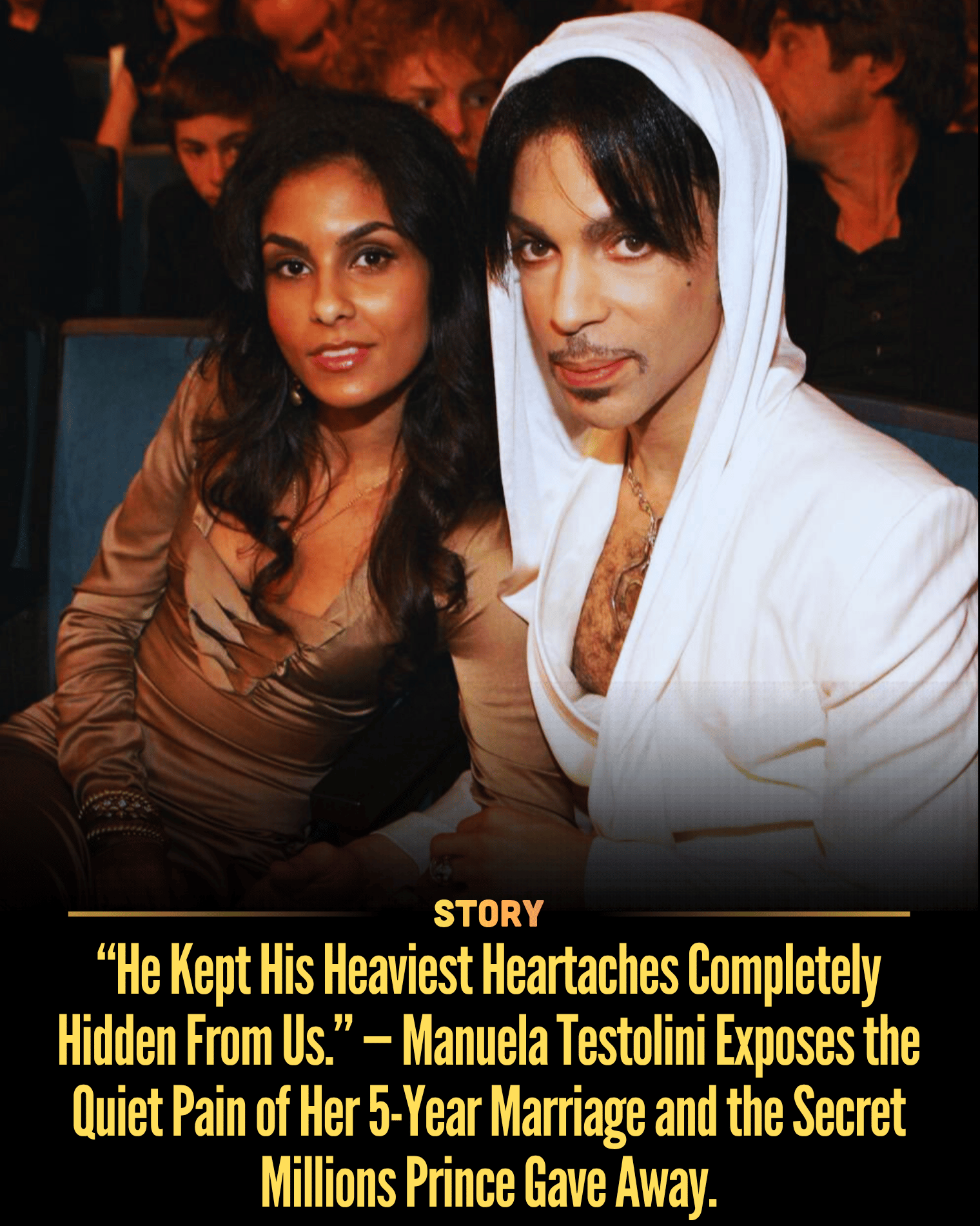 “He Kept His Heaviest Heartaches Completely Hidden From Us.” — Manuela Testolini Exposes the Quiet Pain of Her 5-Year Marriage and the Secret Millions Prince Gave Away.