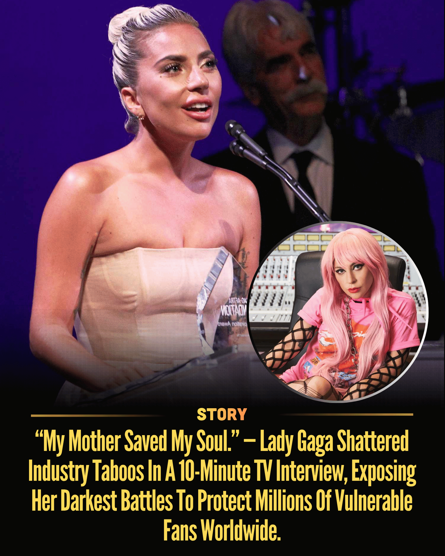 “My Mother Saved My Soul.” — Lady Gaga Shattered Industry Taboos In A 10-Minute TV Interview, Exposing Her Darkest Battles To Protect Millions Of Vulnerable Fans Worldwide.