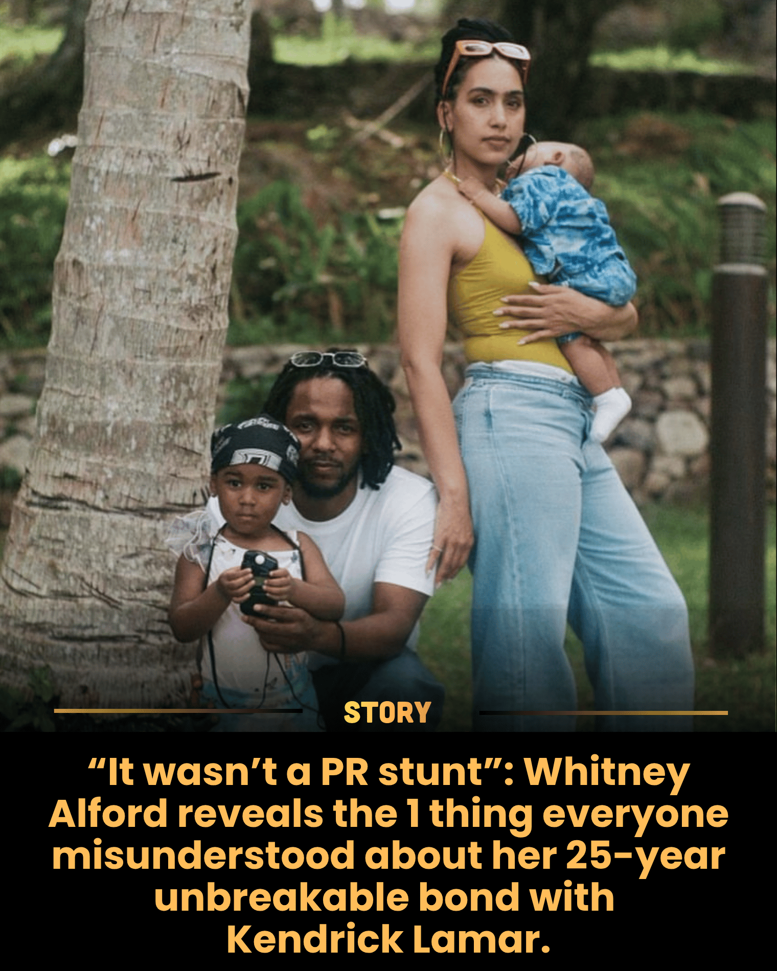 “It wasn’t a PR stunt”: Whitney Alford reveals the 1 thing everyone misunderstood about her 25-year unbreakable bond with Kendrick Lamar.