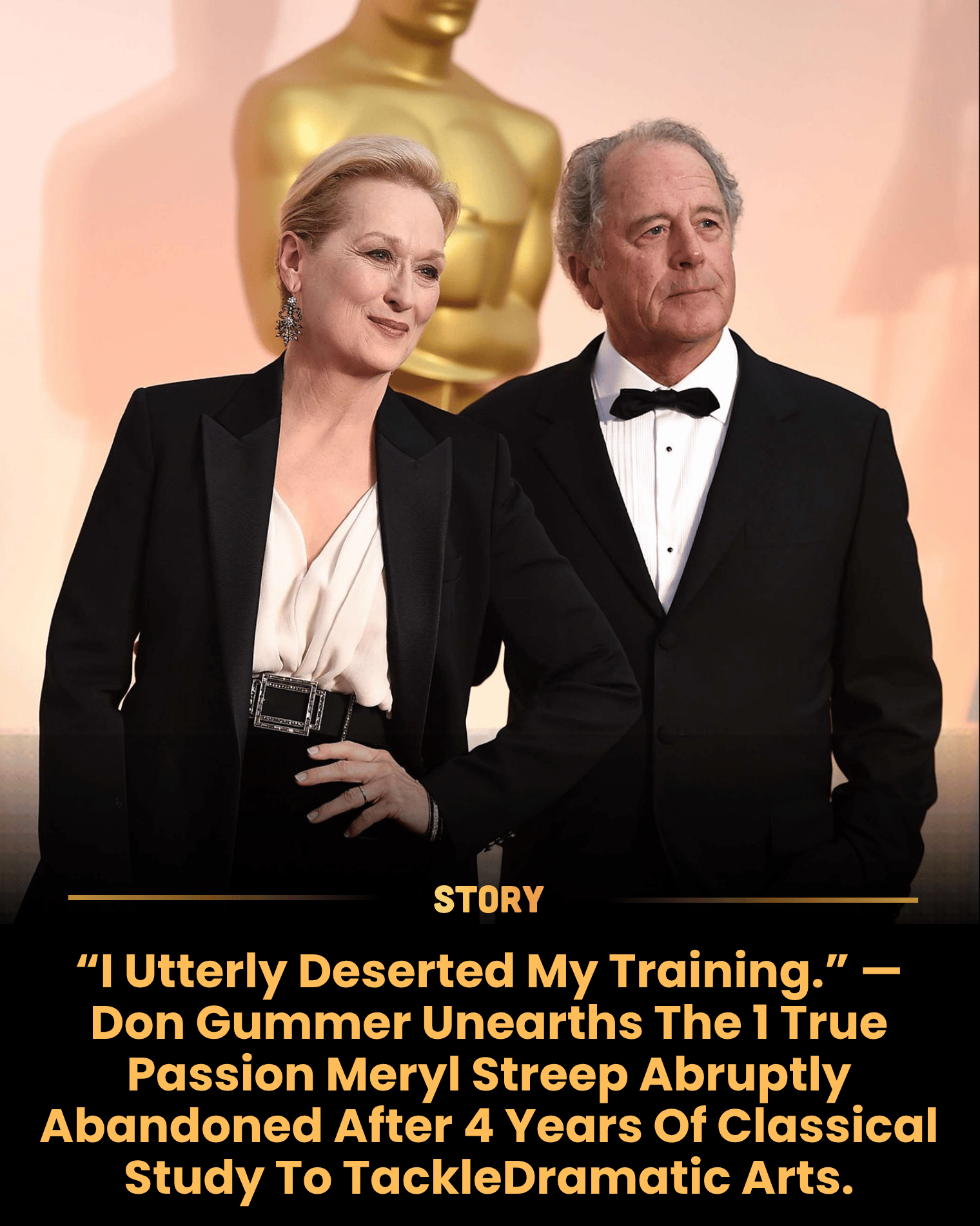 “I Utterly Deserted My Training.” — Don Gummer Unearths The 1 True Passion Meryl Streep Abruptly Abandoned After 4 Years Of Classical Study To Tackle Dramatic Arts.