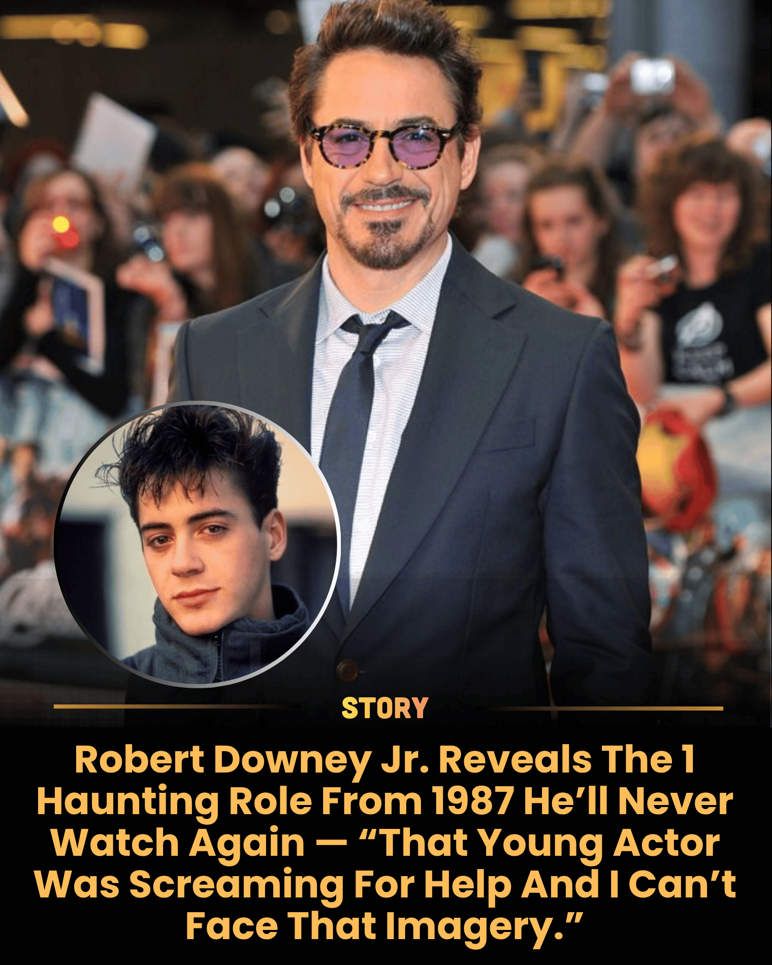 Robert Downey Jr. Reveals The 1 Haunting Role From 1987 He’ll Never Watch Again — “That Young Actor Was Screaming For Help And I Can’t Face That Imagery.”