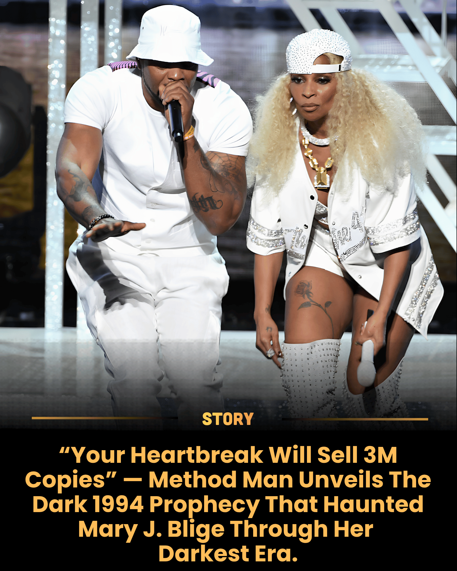 “Your Heartbreak Will Sell 3M Copies” — Method Man Unveils The Dark 1994 Prophecy That Haunted Mary J. Blige Through Her Darkest Era.