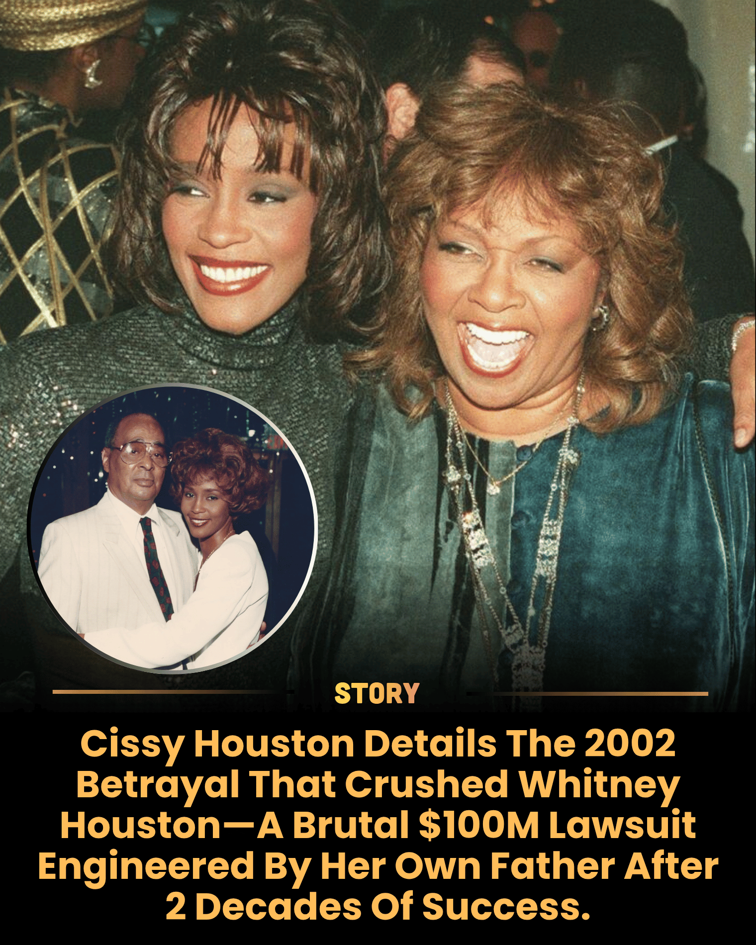 Cissy Houston Details The 2002 Betrayal That Crushed Whitney Houston—A Brutal $100M Lawsuit Engineered By Her Own Father After 2 Decades Of Success.