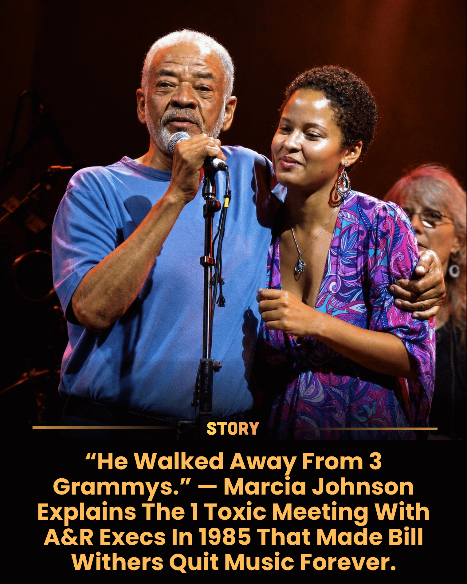 “He Walked Away From 3 Grammys.” — Marcia Johnson Explains The 1 Toxic Meeting With A&R Execs In 1985 That Made Bill Withers Quit Music Forever.