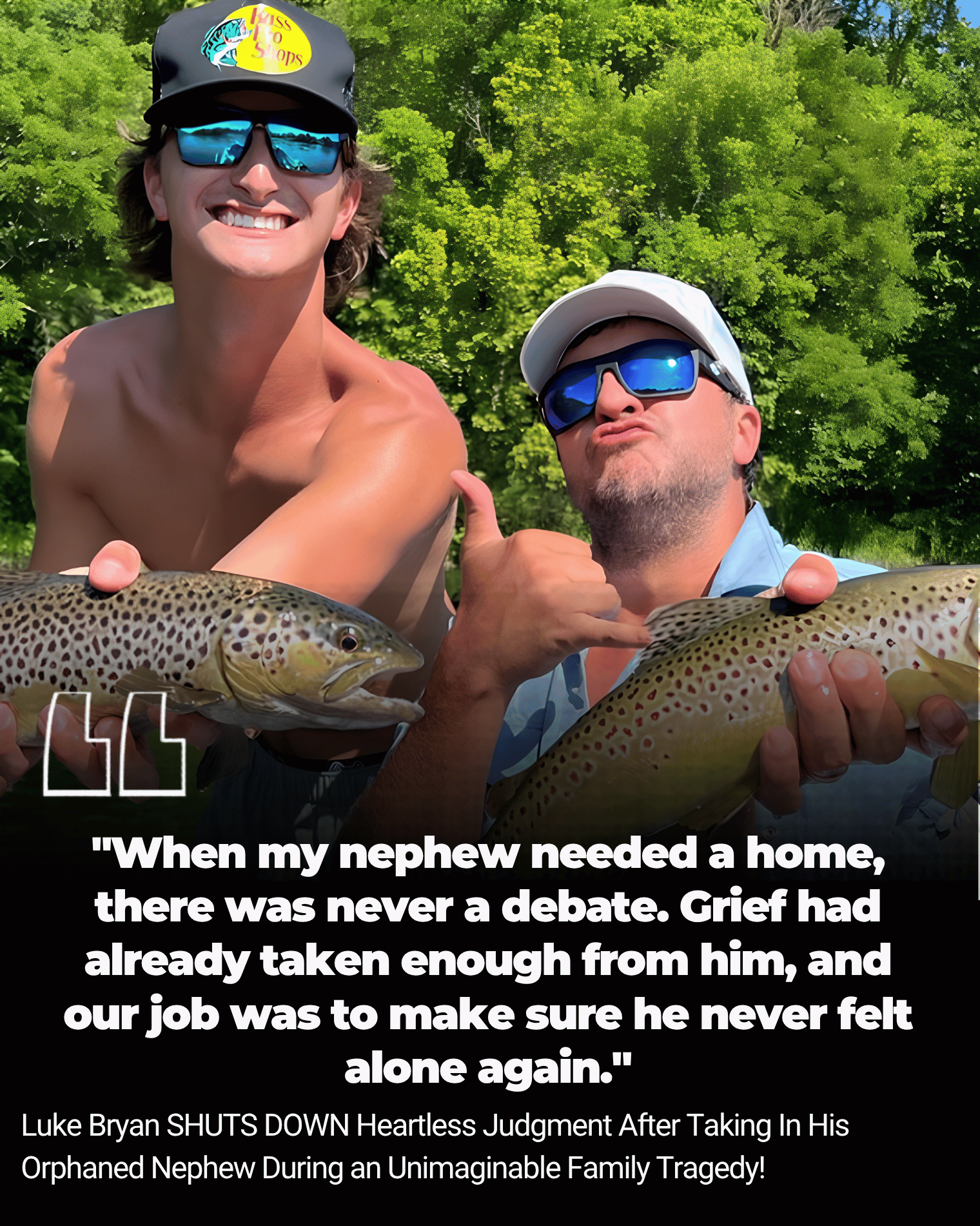 Luke Bryan SHUTS DOWN Heartless Judgment After Taking In His Orphaned Nephew During an Unimaginable Family Tragedy!