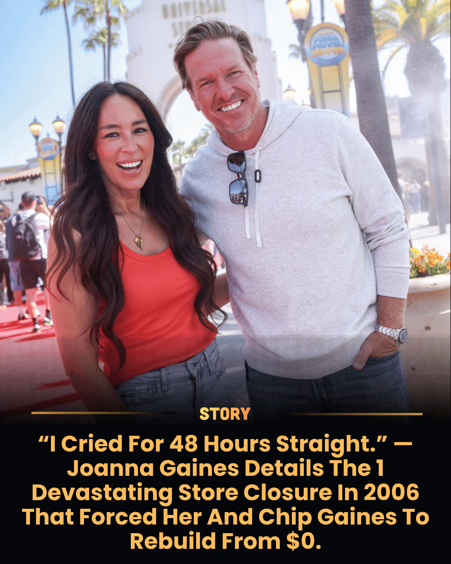 “I Cried For 48 Hours Straight.” — Joanna Gaines Details The 1 Devastating Store Closure In 2006 That Forced Her And Chip Gaines To Rebuild From $0.
