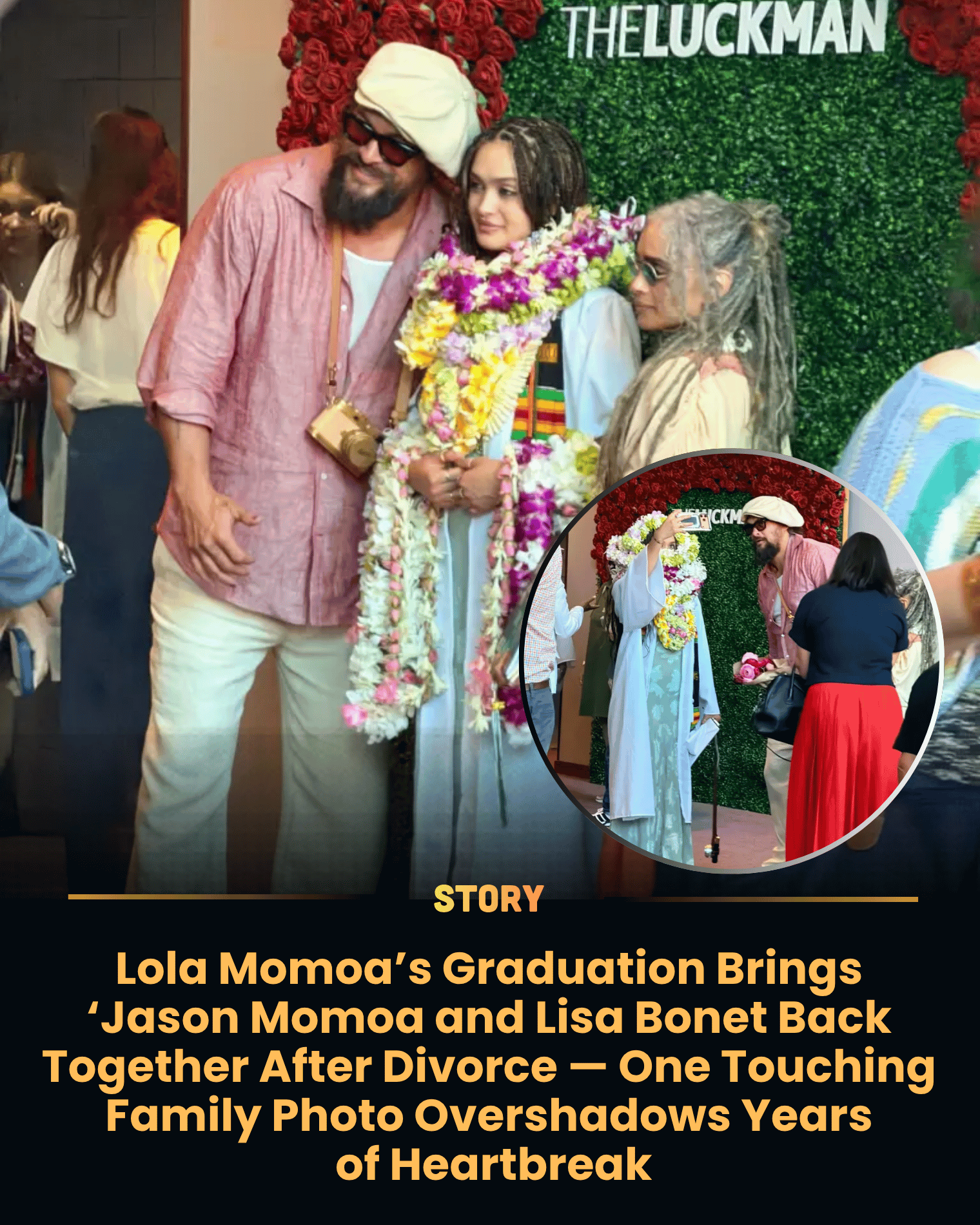 Lola Momoa’s Graduation Brings Jason Momoa and Lisa Bonet Back Together After Divorce — One Touching Family Photo Overshadows Years of Heartbreak