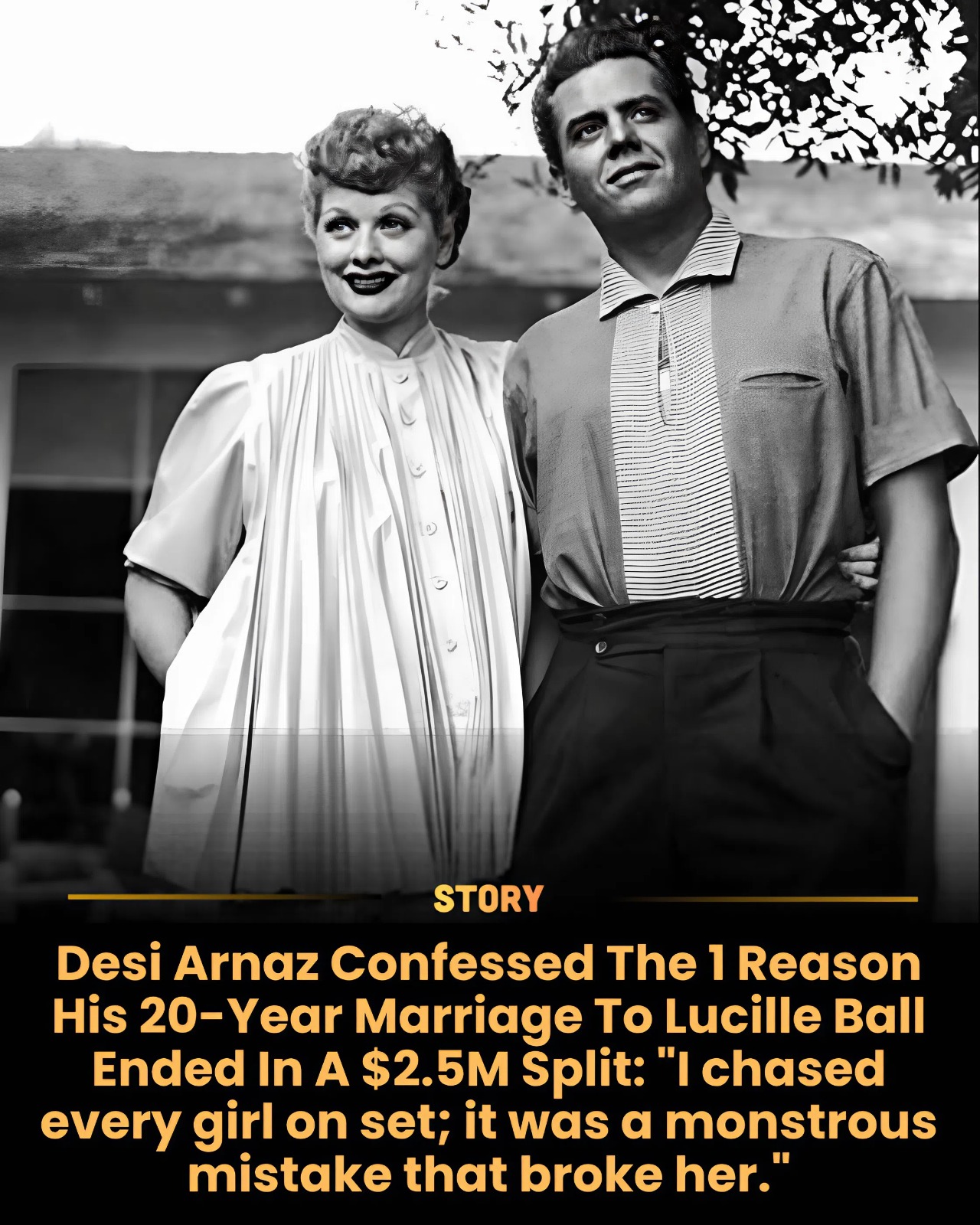 Desi Arnaz Confessed The 1 Reason His 20-Year Marriage To Lucille Ball Ended In A $2.5M Split: “I chased every girl on set; it was a monstrous mistake that broke her.”