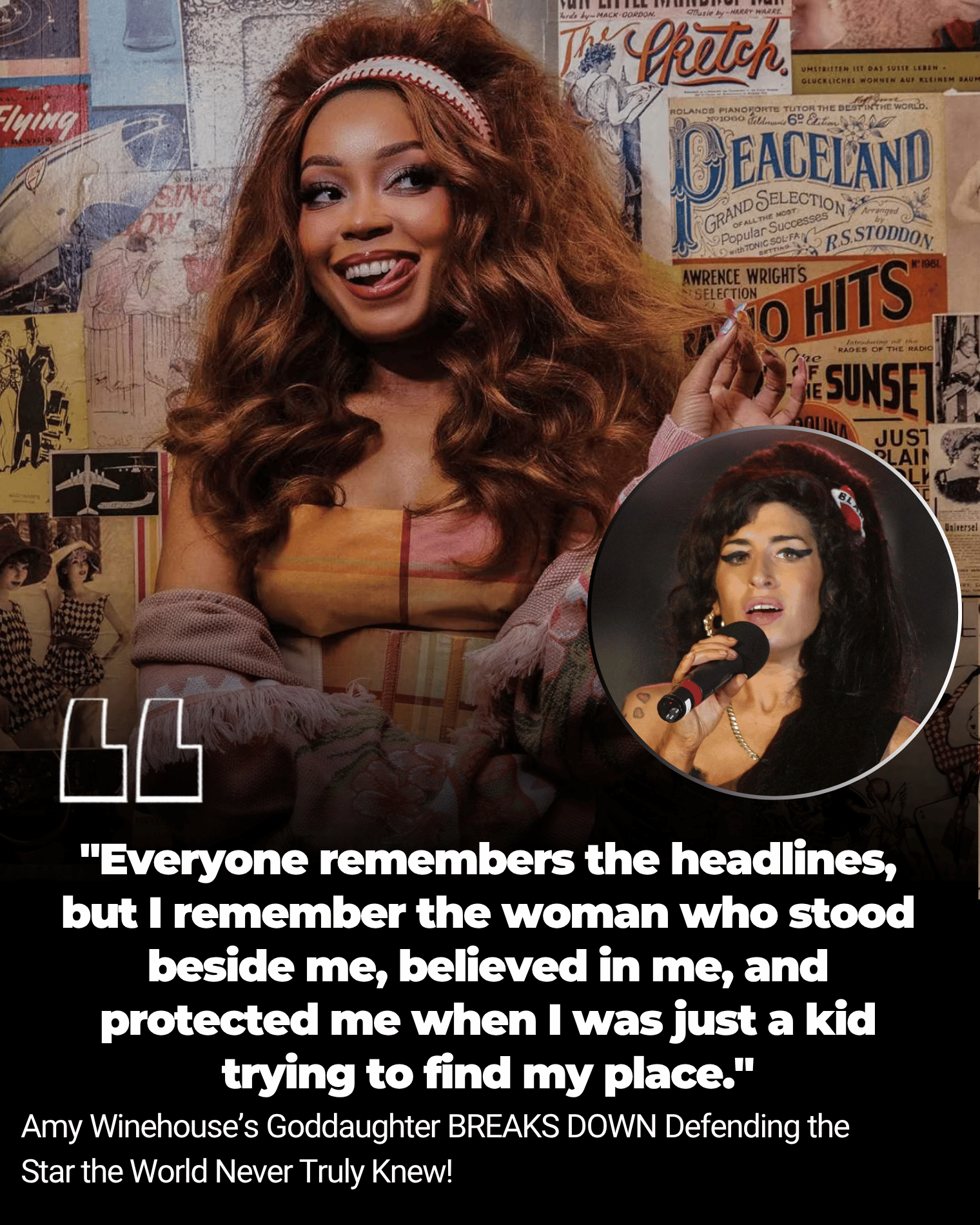 Amy Winehouse’s Goddaughter BREAKS DOWN Defending the Star the World Never Truly Knew!
