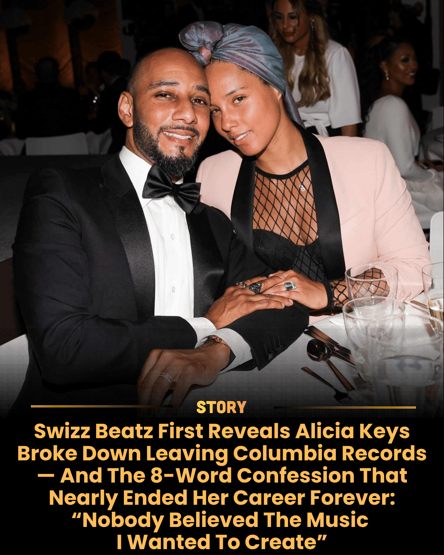 Swizz Beatz First Reveals Alicia Keys Broke Down Leaving Columbia Records — And The 8-Word Confession That Nearly Ended Her Career Forever: “Nobody Believed The Music I Wanted To Create”