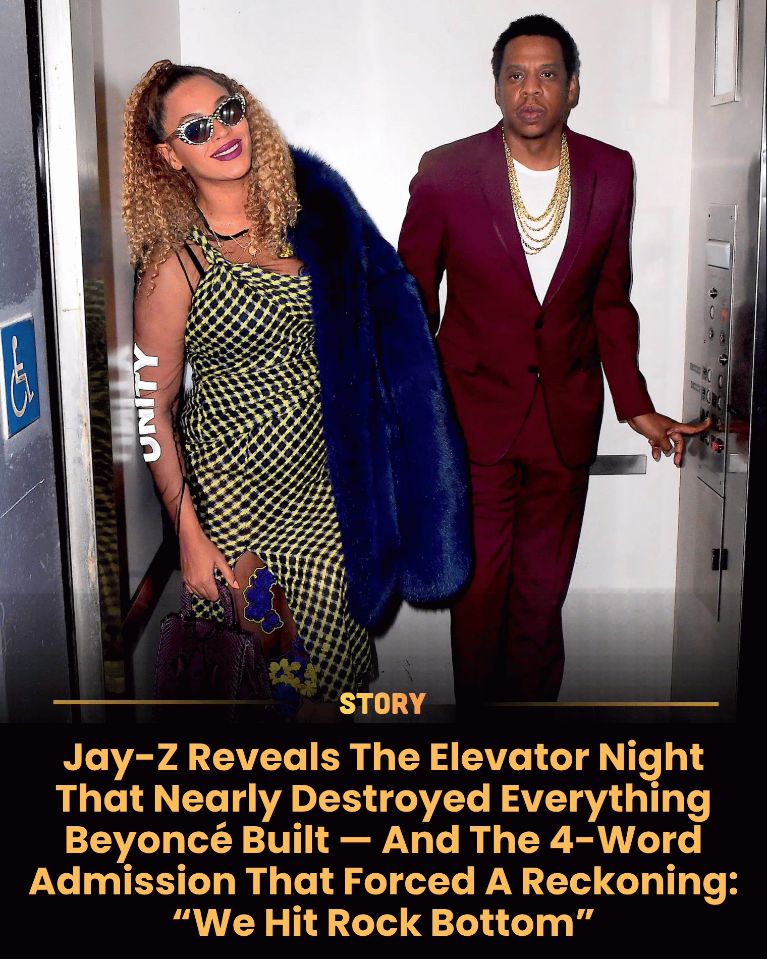 Jay-Z Reveals The Elevator Night That Nearly Destroyed Everything Beyoncé Built — And The 4-Word Admission That Forced A Reckoning: “We Hit Rock Bottom”