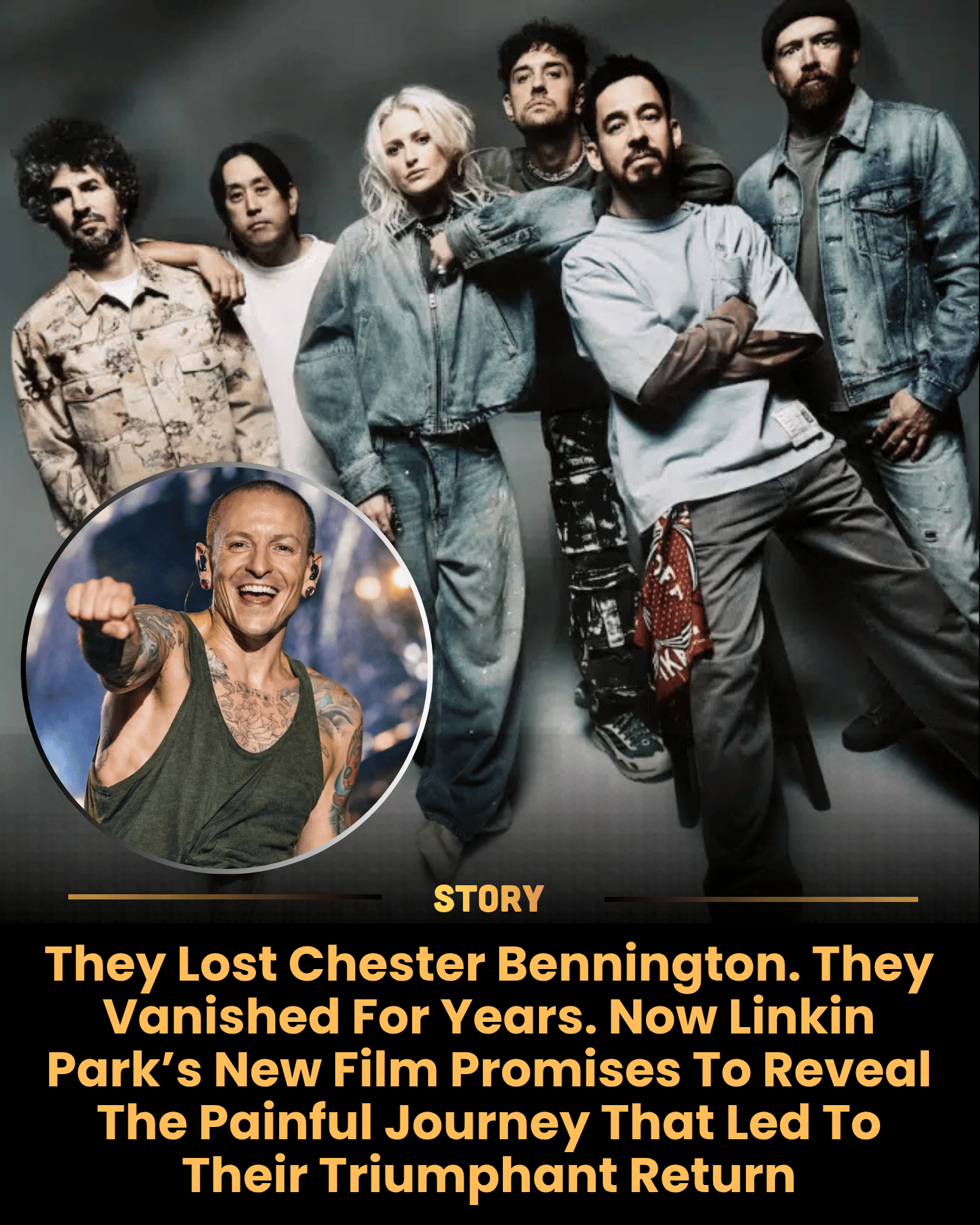 They Lost Chester Bennington. They Vanished For Years. Now Linkin Park’s New Film Promises To Reveal The Painful Journey That Led To Their Triumphant Return