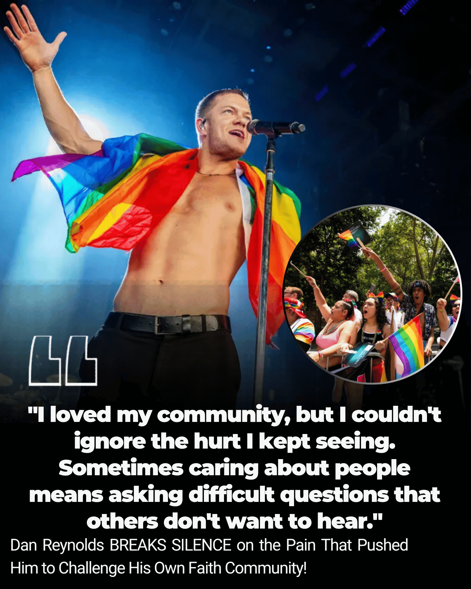 Dan Reynolds BREAKS SILENCE on the Pain That Pushed Him to Challenge His Own Faith Community!