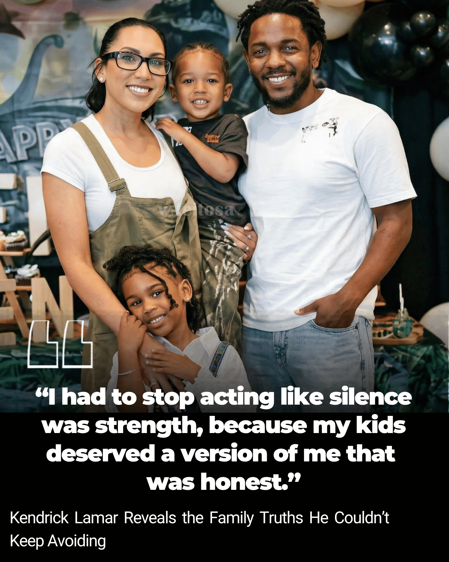 Kendrick Lamar Reveals the Family Truths He Couldn’t Keep Avoiding