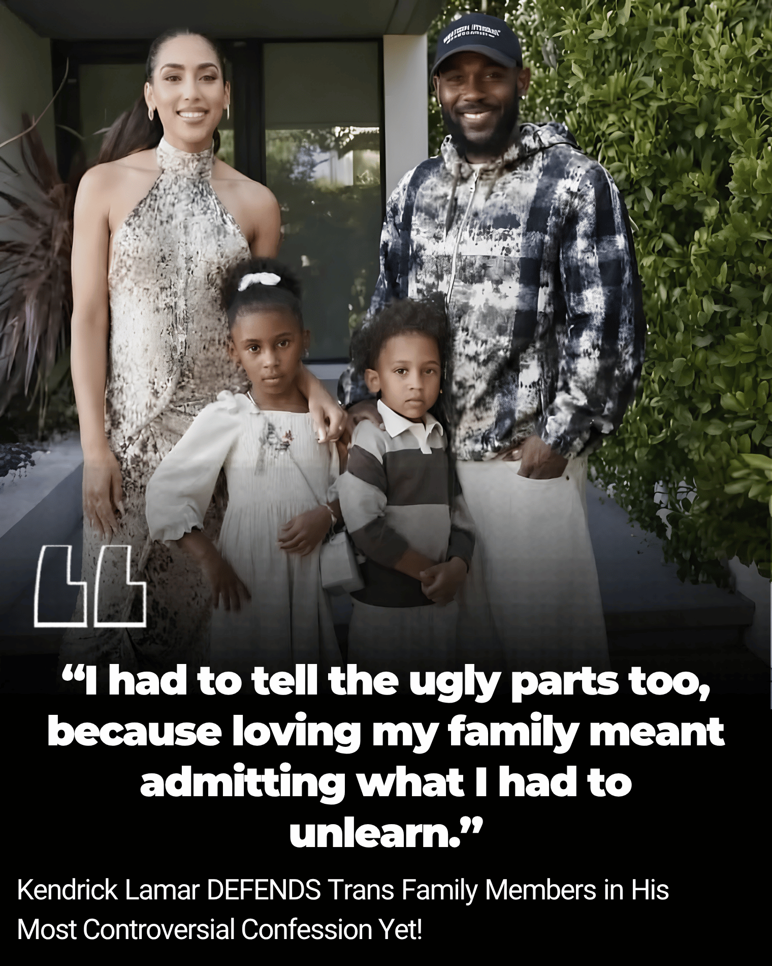 Kendrick Lamar DEFENDS Trans Family Members in His Most Controversial Confession Yet!