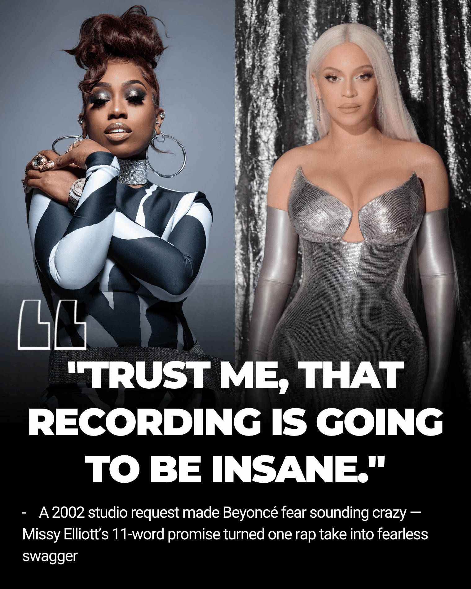 A 2002 Studio Request Made Beyoncé Fear Sounding Crazy — Missy Elliott’s 11-Word Promise Turned One Rap Take Into Fearless Swagger
